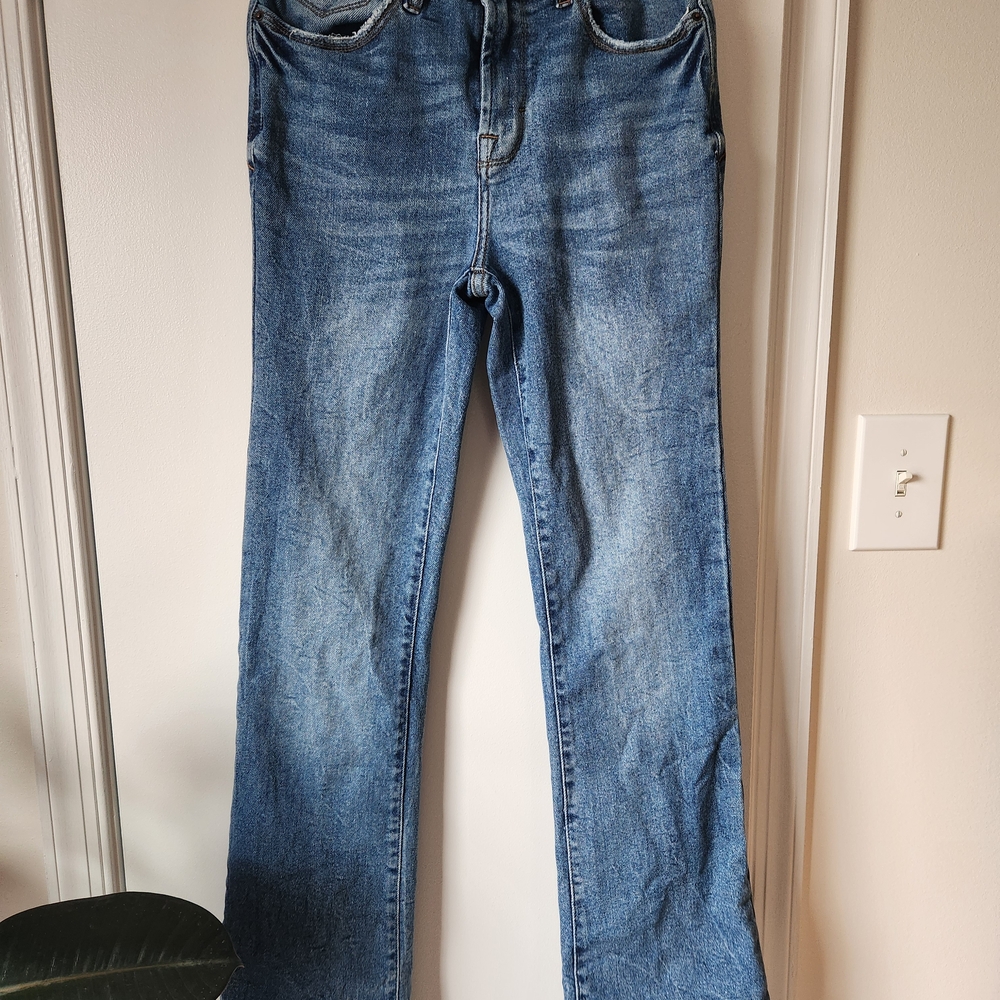 Kensie High Rise Bootcut Jeans Womens 2/26 The Tessa Vintage Luxe Denim 90s Boho
